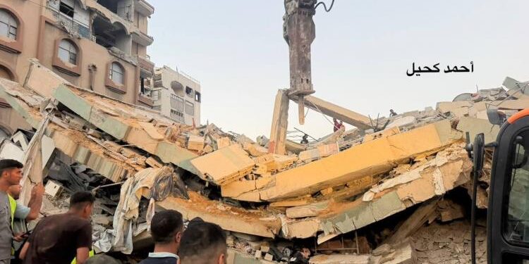 غزہ میں عمارت کے جزوی انہدام سے 5 بچے زخمی