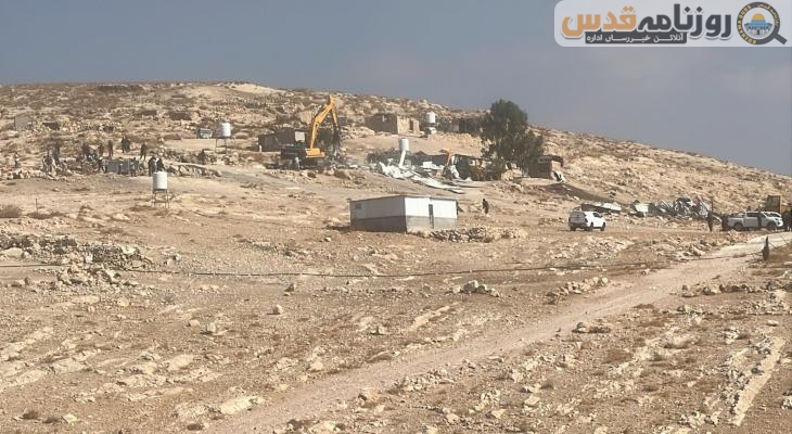 قابض اسرائیلی فوج کا مسافر یطا میں 10 رہائشی مکانات اور تنصیبات مسمار کرنے کا آغاز