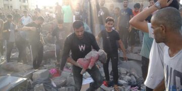 فلسطینی نسل کشی اور قتل عام جاری، غزہ میں مزید 7 فلسطینی شہید