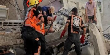 غزہ کے ملبے سے مزید 55 لاشیں برآمد، ہزاروں تاحال ملبے تلے دبے
