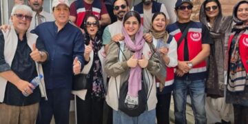 پاکستانی فنکاروں کا فلسطینی متاثرین کی امداد کے لیے اردن میں انسانی مشن